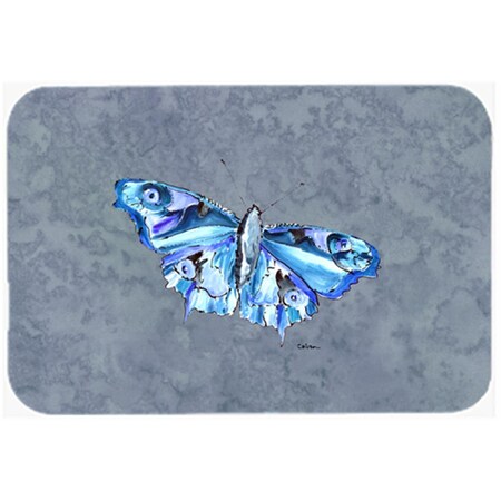 Skilledpower Butterfly on Gray Mouse Pad, Hot Pad or Trivet SK54802